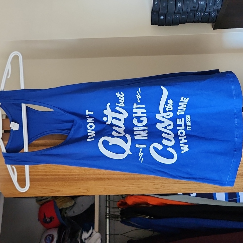 Brand New Blue Racerback Tank